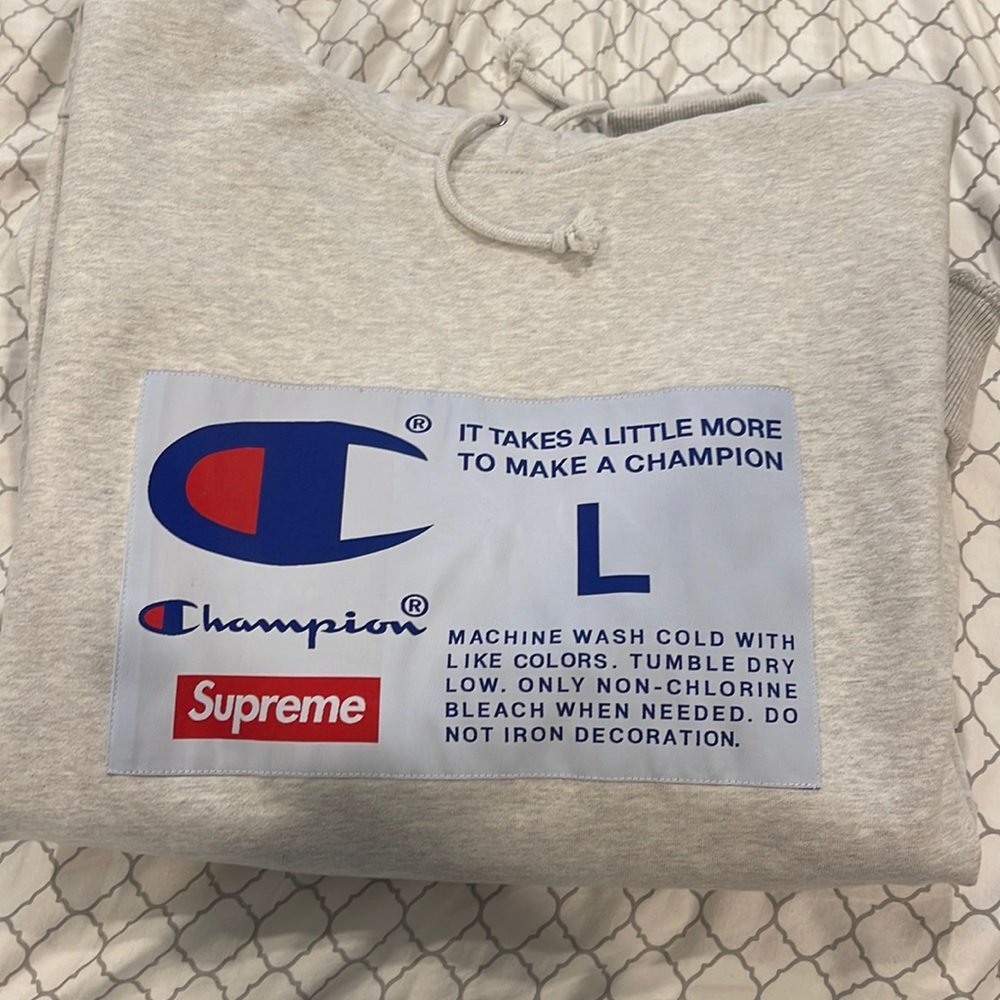 Brand New Supreme Champion Sweatshirt with hood